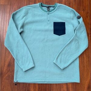 Eddie Bauer LT Mountain Henley Fleece Sweater